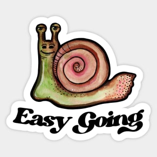 Easy Going Snail Sticker